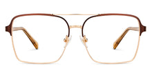 Load image into Gallery viewer, Brown Square Full Rim Unisex Eyeglasses by John Jacobs-201451