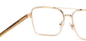 Brown Square Full Rim Unisex Eyeglasses by John Jacobs-201451