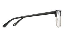 Load image into Gallery viewer, Gunmetal Clubmaster Full Rim Unisex Eyeglasses by John Jacobs-202589