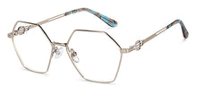 Load image into Gallery viewer, Silver Hexagonal Full Rim Women Eyeglasses by John Jacobs-205893