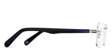 Load image into Gallery viewer, Silver Rectangle Rimless Unisex Eyeglasses by John Jacobs Online-209686