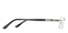 Load image into Gallery viewer, Silver Rectangle Rimless Unisex Eyeglasses by John Jacobs-209688