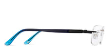 Load image into Gallery viewer, Silver Rectangle Rimless Unisex Eyeglasses by John Jacobs Online-209690