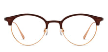 Load image into Gallery viewer, Brown Oval Full Rim Unisex Eyeglasses by John Jacobs-210122