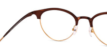 Load image into Gallery viewer, Brown Oval Full Rim Unisex Eyeglasses by John Jacobs-210122