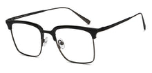 Load image into Gallery viewer, Black Rectangle Full Rim Unisex Eyeglasses by John Jacobs-210124