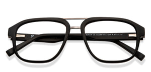 Gunmetal Square Full Rim Unisex Eyeglasses by John Jacobs-211193