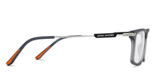 Load image into Gallery viewer, Grey Rectangle Full Rim Unisex Eyeglasses by John Jacobs-211283