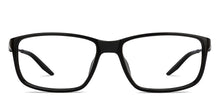 Load image into Gallery viewer, Black Rectangle Full Rim Unisex Eyeglasses by John Jacobs-212737