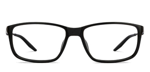 Black Rectangle Full Rim Unisex Eyeglasses by John Jacobs-212737