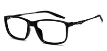 Load image into Gallery viewer, Black Rectangle Full Rim Unisex Eyeglasses by John Jacobs-212737