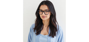 Black Square Full Rim Unisex Eyeglasses by John Jacobs-233373