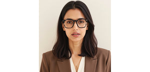 Black Square Full Rim Unisex Eyeglasses by John Jacobs-233373
