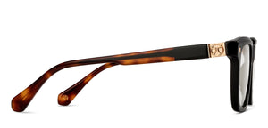 Black Rectangle Full Rim Unisex Eyeglasses by John Jacobs-215742