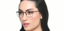 Load image into Gallery viewer, Gunmetal Rectangle Full Rim Unisex Eyeglasses by John Jacobs-221032