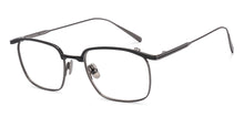 Load image into Gallery viewer, Gunmetal Rectangle Full Rim Unisex Eyeglasses by John Jacobs-221032