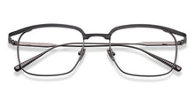 Load image into Gallery viewer, Gunmetal Rectangle Full Rim Unisex Eyeglasses by John Jacobs-221032