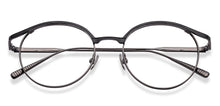 Load image into Gallery viewer, Gunmetal Round Full Rim Unisex Eyeglasses by John Jacobs-221034