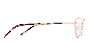 Gold Cat Eye Full Rim Women Eyeglasses by John Jacobs-222471