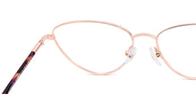 Load image into Gallery viewer, Gold Cat Eye Full Rim Women Eyeglasses by John Jacobs-222471