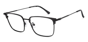 BLACK Square Full Rim Unisex Eyeglasses by John Jacobs-228265