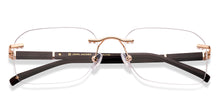 Load image into Gallery viewer, Brown Square Rimless Unisex Eyeglasses by John Jacobs-228601
