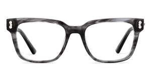 Grey Square Full Rim Unisex Eyeglasses by John Jacobs-233416