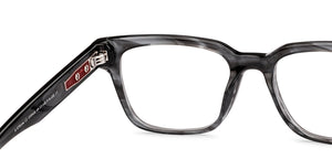 Grey Square Full Rim Unisex Eyeglasses by John Jacobs-233416