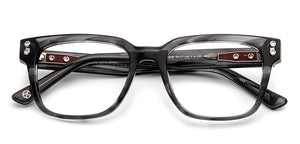 Grey Square Full Rim Unisex Eyeglasses by John Jacobs-233416