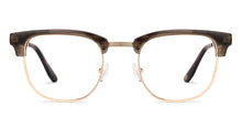 Load image into Gallery viewer, Brown Square Full Rim Unisex Eyeglasses by John Jacobs-233417