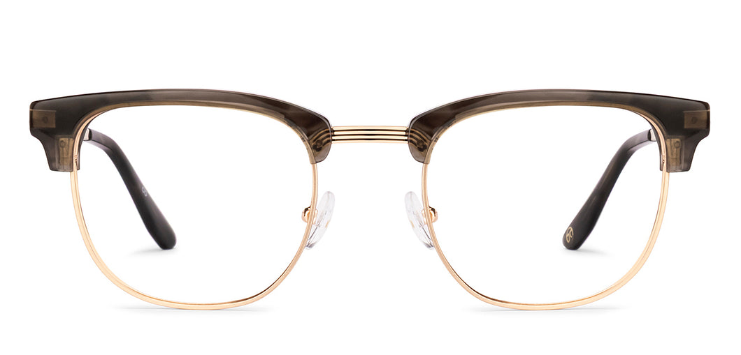 Brown Square Full Rim Unisex Eyeglasses by John Jacobs-233417