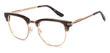 Load image into Gallery viewer, Brown Square Full Rim Unisex Eyeglasses by John Jacobs-233417