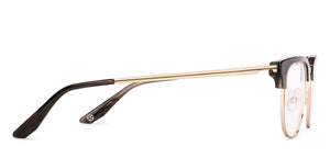 Brown Square Full Rim Unisex Eyeglasses by John Jacobs-233417