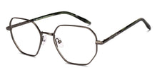 Load image into Gallery viewer, Silver Hexagonal Full Rim Unisex Eyeglasses by John Jacobs-233418