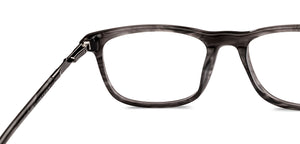 Grey Square Full Rim Unisex Eyeglasses by John Jacobs-233420