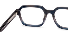 Load image into Gallery viewer, Blue Square Full Rim Unisex Eyeglasses by John Jacobs-236869