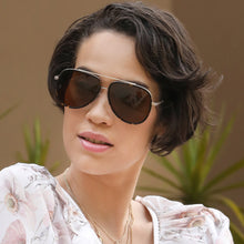 Load image into Gallery viewer, Black Aviator Full Rim Unisex Sunglasses by John Jacobs-124656
