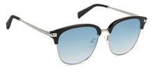 Load image into Gallery viewer, Black Clubmaster Full Rim Unisex Sunglasses by John Jacobs-125114