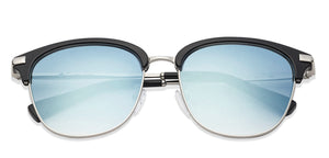 Black Clubmaster Full Rim Unisex Sunglasses by John Jacobs-125114