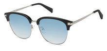 Load image into Gallery viewer, Black Clubmaster Full Rim Unisex Sunglasses by John Jacobs-125114