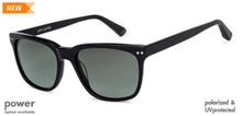 Load image into Gallery viewer, Black  Full Rim Unisex Sunglasses by John Jacobs Screen Glasses-144836
