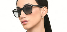 Load image into Gallery viewer, Black Wayfarer Full Rim Unisex Sunglasses by John Jacobs-215574