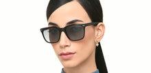 Load image into Gallery viewer, Black Wayfarer Full Rim Unisex Sunglasses by John Jacobs-215574