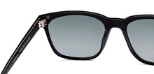 Load image into Gallery viewer, Black Wayfarer Full Rim Unisex Sunglasses by John Jacobs-215574