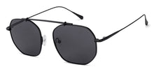 Load image into Gallery viewer, Black Geometric Full Rim Unisex Eyeglasses by John Jacobs Screen Glasses-145277