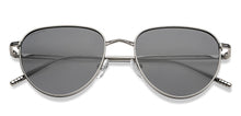 Load image into Gallery viewer, Silver Round Full Rim Unisex Sunglasses by John Jacobs-208081