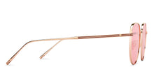 Load image into Gallery viewer, Gold Round Full Rim Women Sunglasses by John Jacobs-208082
