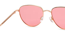 Load image into Gallery viewer, Gold Round Full Rim Women Sunglasses by John Jacobs-208082