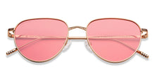 Load image into Gallery viewer, Gold Round Full Rim Women Sunglasses by John Jacobs-208082