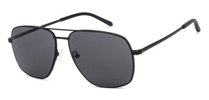 Black Aviator Full Rim Unisex Eyeglasses by John Jacobs Screen Glasses-145353